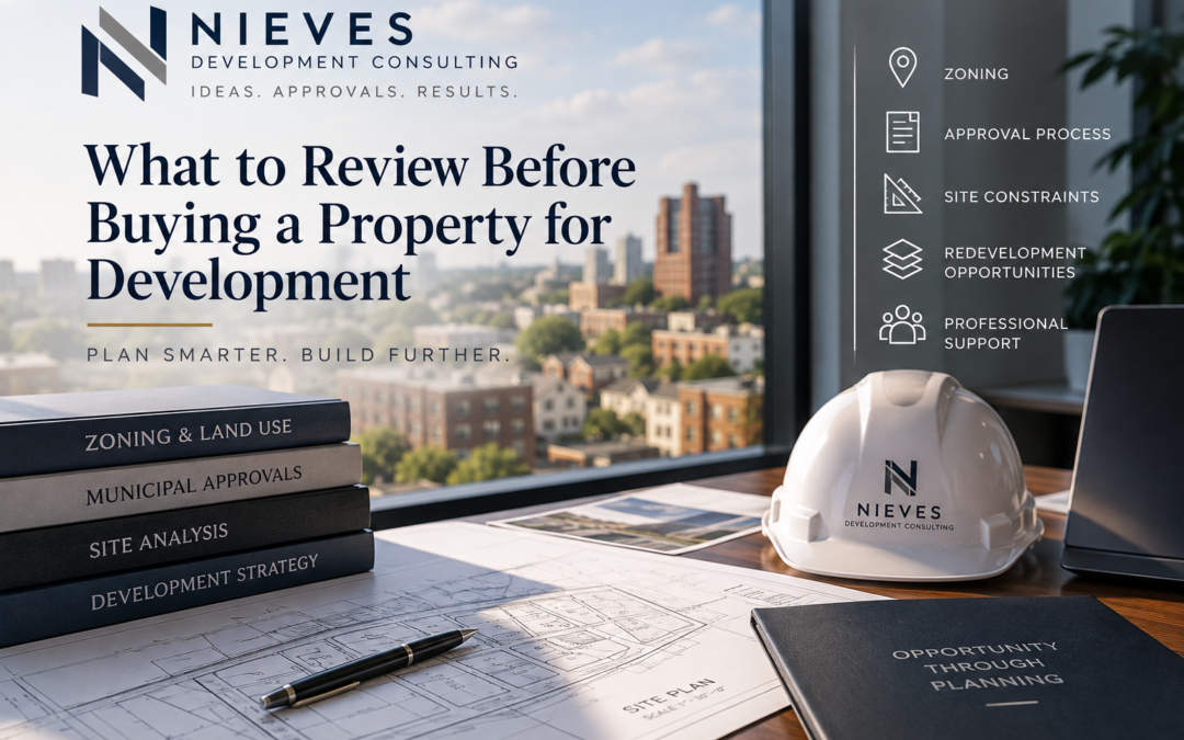What to Review Before Buying a Property for Development
